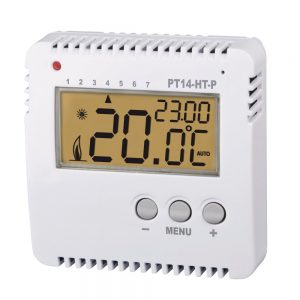 Raumthermostat für elektrothermische Stellantriebe PT14-HT-P
